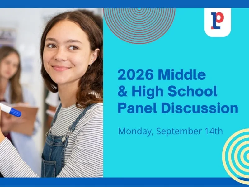Parents League Middle and High School Admissions Virtual Panel Discussion